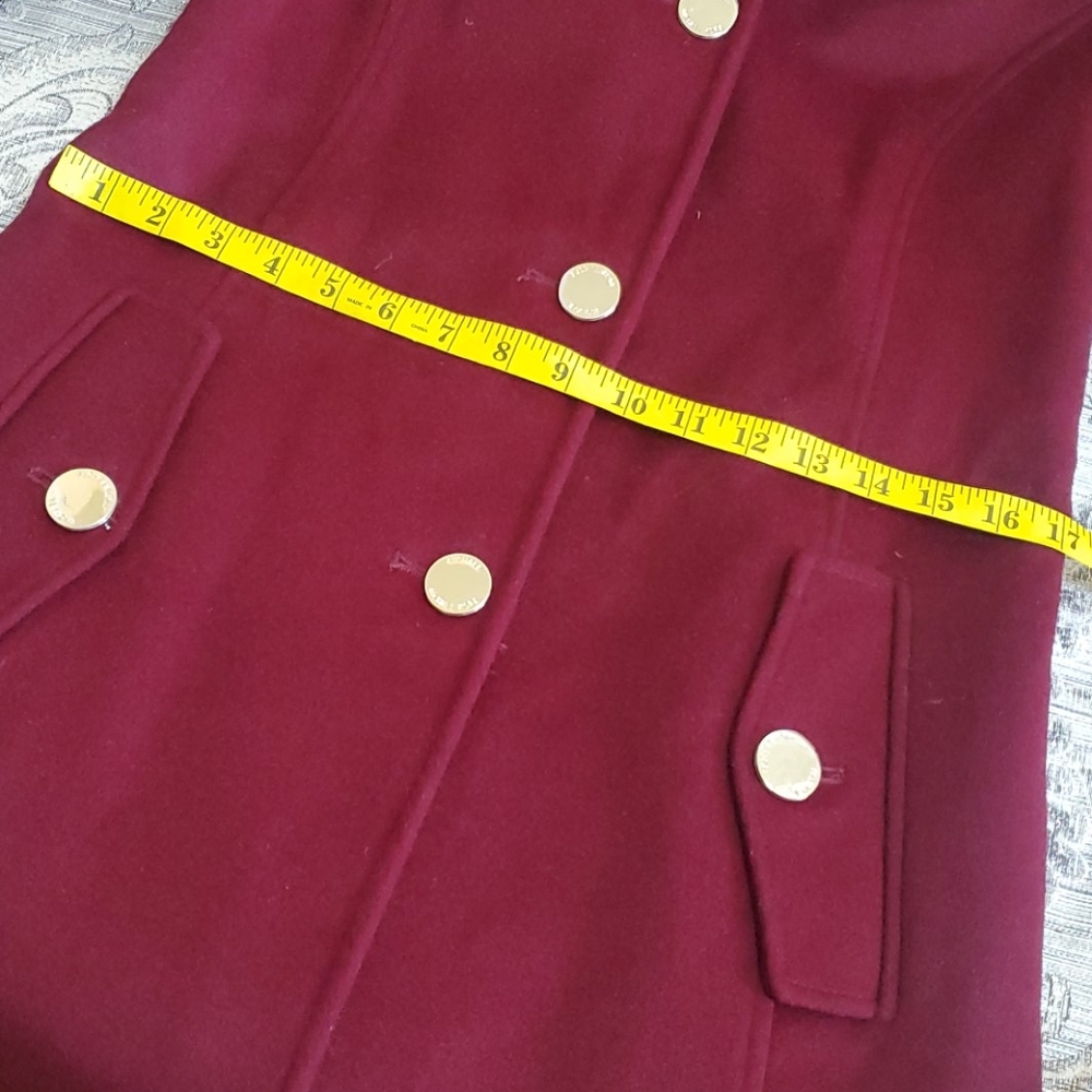 MICHAEL KORS DARK BRANDY COAT XS - Picture 12 of 16
